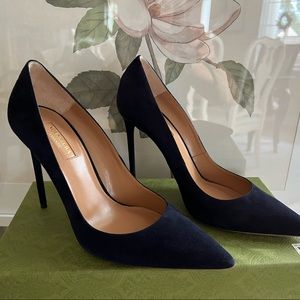 Aquazzara Purist pump size 39 1/2 in Blue
